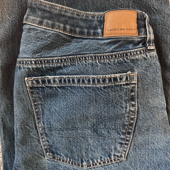 American Eagle Outfitters Blue Wide Leg Jeans - Picture 6 of 9